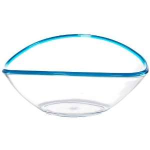  Tropix Blue Rim Oval Bowl: Kitchen & Dining