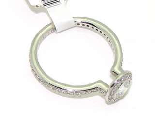 New Platinum Ritani Round Diamond G SI Engagement Ring 1RZ1694 Endless 
