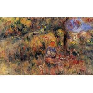  Oil Painting: Landscape (sketch): Pierre Auguste Renoir 