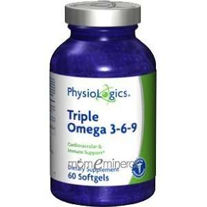  Physiologics Triple Omega 3 6 9 60 Soft Gels Health 