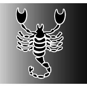  Scorpio zodiac sign sticker vinyl decal 4 x 2.7 