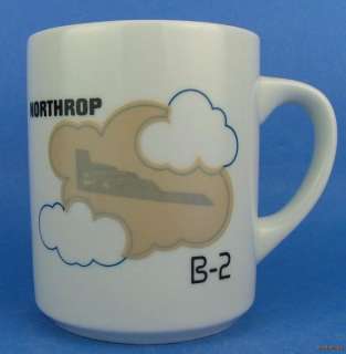 Northrup B 2 Stealth Bomber Coffee Mug Clouds Radar  