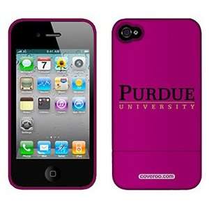  Purdue University on Verizon iPhone 4 Case by Coveroo  