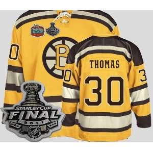  Kids 2011 NHL Stanley Cup Boston Bruins 30# Thomas Winter 