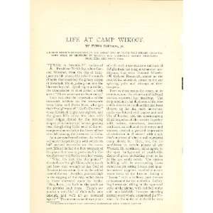    1898 Spanish American War Life At Camp Wikoff 