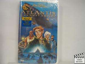 Atlantis: The Lost Empire (VHS, 2002) Clam Shell NEW 786936163759 