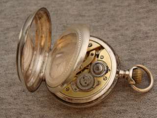 Muy raro Reloj Bolsillo Suizo. Lepine. Caja Original de Plata 0,875 