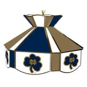   Notre Dame Fighting Irish Stained Glass Swag Light: Sports & Outdoors