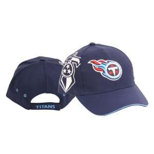   Side Panel Logo Adjustable Baseball Hat   Navy