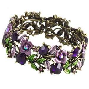   Stones Stretch Bangle Bracelet Elegant Trendy Fashion Jewelry: Jewelry
