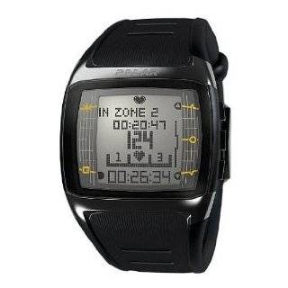 Polar FT60 Mens Heart Rate Monitor Watch (Black with White Display)