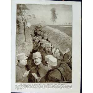  1915 WORLD WAR HERO KING BELGIUM TRENCHES SOLDIERS