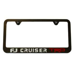  Toyota FJ Cruiser TRD Black License Plate Frame High End 