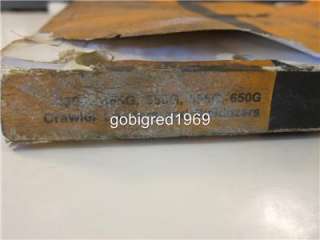 John Deere Crawler Loader 450G 455G 550G 555G 650G Parts Catalog 