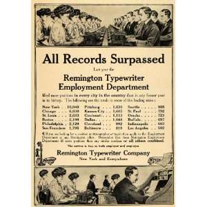 1907 Ad Records Surpassed Remington Typewriter Company 