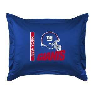  NFL New York Giants Pillow Sham   Locker Room Series 