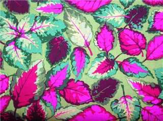 New Red Leaves Fabric BTY Plant Tree Leaf  
