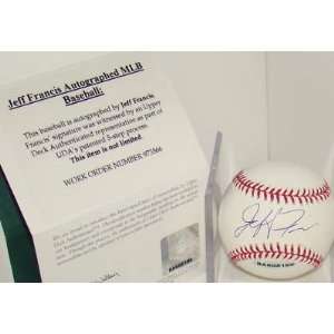  Jeff Francis SIGNED MLB Baseball UDA UPPER DECK ROCKIES 
