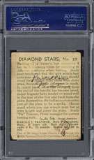 1934 36 Diamond Stars #27 Pie Traynor PSA/DNA NM 7  
