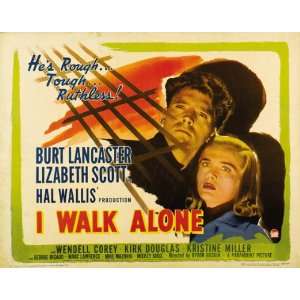  Alone Movie Poster (11 x 17 Inches   28cm x 44cm) (1947) UK Style C 