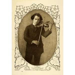  1912 Print Jan Kubelik Famous Czech Violinist Composer 