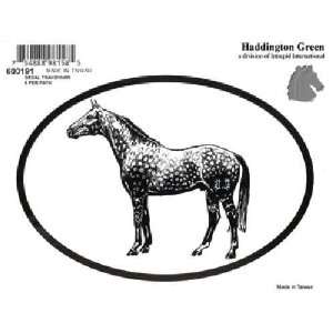  Trakehner Horse Oval Decal: Sports & Outdoors