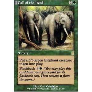   Magic the Gathering   Call of the Herd   Odyssey   Foil Toys & Games