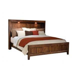   Panel Bed In Tobacco Finish by Standard Furniture: Home & Kitchen