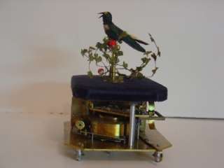   Early Griesbaum Musical Singing Bird Cage Automaton Music Box  