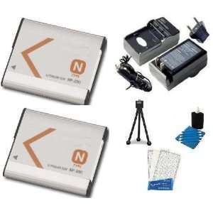  Sony NP BN1 Extended Rechargeable Battery + Digi AC/DC Rapid Battery 