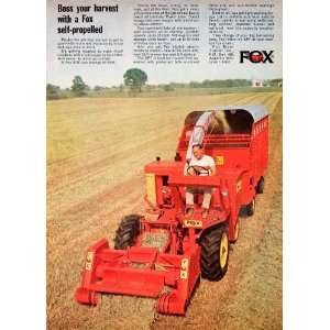  1968 Ad Fox Tractor River Appleton Wisconsin Farming Tool 