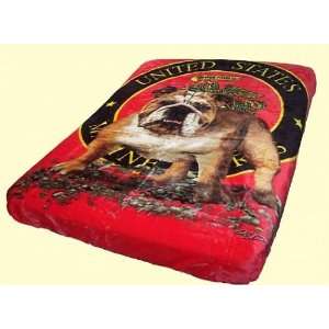  Luxury Queen Bull Dog Mink Blanket: Home & Kitchen