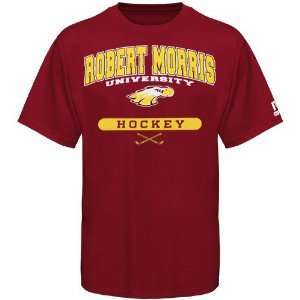  Russell Robert Eagles Colonials Maroon Hockey T shirt 