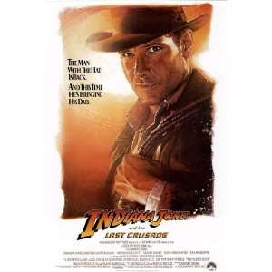 Indiana Jones the Last Crusade Movie Poster Advance Size 27x40