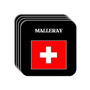  Switzerland   MALLERAY Set of 4 Mini Mousepad Coasters 