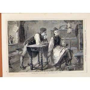   : London Almanack Making Love 1873 By Lasch Old Print: Home & Kitchen