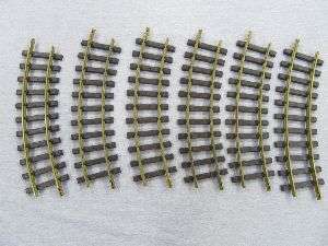 LGB   G Scale   Curved Track   6 Pieces (1100 R 600)  