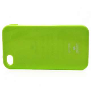 Quality TPU Rubber Skin Soft Green Cover Case For iPhone 4G 4S New 