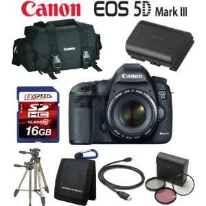  Canon EOS 5D Mark III Digital Camera (Body Only) + Canon 