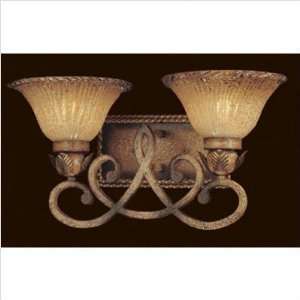 Torretta Collection 2 Light 17 Venata di Sabbia Wall Sconce with 