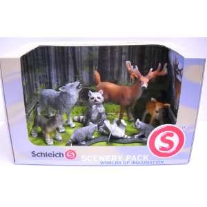  Schleich Scenery Pack 6 Forest animals Toys & Games
