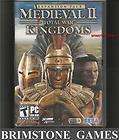 MEDIEVAL II TOTAL WAR KINGDOMS EXPANSION (PC Games) NEW & SEALED * 98 