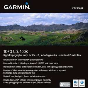  Garmin Topo US 100K   DVD/CD, Part No. Topo CD (Product 