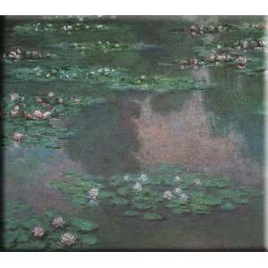  Water Lillies I 30x27 Streched Canvas Art by Monet, Claude 