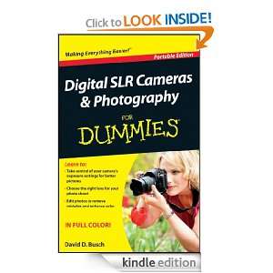 Digital SLR Cameras and Photography For Dummies ®  David D 