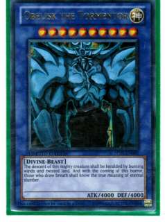 YUGIOH OBELISK THE TORMENTOR/LC01 EN001/ULTRA RARE  