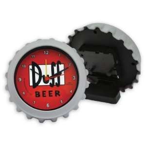 The Simpsons   Duff Beer Bottle Cap Design   Alarm Clock:  
