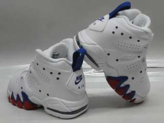 Nike Air Max Barkley White Blue Red Sneakers Infant Toddler Size 8 