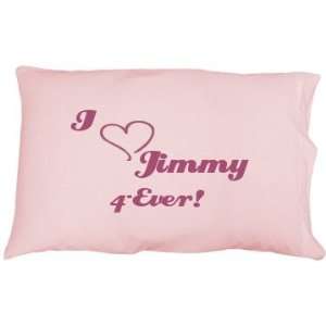 I Heart Jimmy Custom Pillowcase