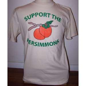    Save The Persimmons Beige ( Light Tan ) Medium T Shirt Electronics